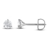 Thumbnail Image 1 of Certified Diamond Solitaire Earrings 1/4 ct tw Round 18K White Gold (SI2/I)