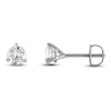 Thumbnail Image 0 of Certified Diamond Solitaire Earrings 3/4 ct tw Round 18K White Gold (SI2/I)