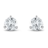 Thumbnail Image 1 of Certified Diamond Solitaire Earrings 3/4 ct tw Round 18K White Gold (SI2/I)