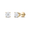 Thumbnail Image 0 of Certified Diamond Solitaire Earrings 1/2 ct tw Round 14K Yellow Gold (I1/I)