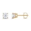 Thumbnail Image 1 of Certified Diamond Solitaire Earrings 1/2 ct tw Round 14K Yellow Gold (I1/I)