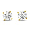 Thumbnail Image 0 of Lab-Created Diamond Solitaire Stud Earrings 1 1/4 ct tw Round 14K Yellow Gold (SI2/F)