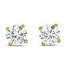 Thumbnail Image 0 of Lab-Created Diamond Solitaire Stud Earrings 1 1/4 ct tw Round 14K Yellow Gold (SI2/F)