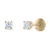 Thumbnail Image 1 of Diamond Solitaire Stud Earrings 1/4 ct tw Round 14K Yellow Gold (I1/I)