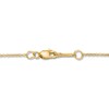 Thumbnail Image 2 of Lab-Created Diamond Solitaire Necklace 1-1/2 ct tw Round 14K Yellow Gold (SI2/F)