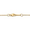 Thumbnail Image 2 of Lab-Created Diamond Solitaire Necklace 2 ct tw Round 14K Yellow Gold (SI2/F)