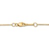 Thumbnail Image 2 of Lab-Created Diamond Solitaire Necklace 2 ct tw Round 14K Yellow Gold (SI2/F)
