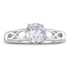 Thumbnail Image 2 of Diamond Solitaire Infinity Engagement Ring 1 ct tw Round 14K White Gold (I2/I)