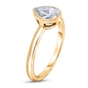 Thumbnail Image 2 of Diamond Solitaire Engagement Ring 3/4 ct tw Bezel-Set Pear 14K Yellow Gold (I2/I)
