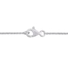 Thumbnail Image 2 of Diamond Bar Necklace 1/10 ct tw Round 14K White Gold 16"