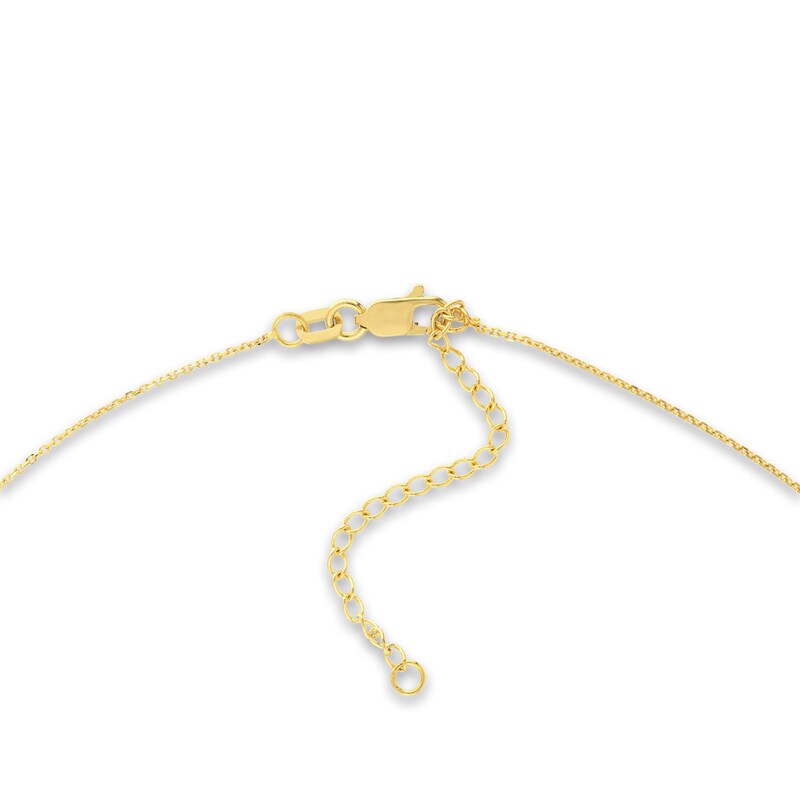 Main Image 2 of 7 Cross Station Necklace 14K Yellow Gold 16"