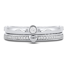 Diamond Promise Ring 1/8 ct tw Round 14K White Gold