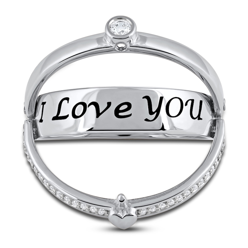 Main Image 4 of Diamond Promise Ring 1/8 ct tw Round 14K White Gold