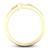 Thumbnail Image 2 of Diamond Stackable Ring 1/4 ct tw Round/Princess 14K Yellow Gold