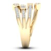 Thumbnail Image 3 of Diamond Stackable Ring 1/4 ct tw Round/Princess 14K Yellow Gold