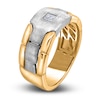 Thumbnail Image 1 of Men's Diamond Anniversary Ring 1/5 ct tw Princess 14K Two-Tone Gold