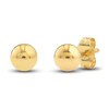 Ball and Hoop Earring Set 14K Yellow Gold