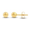 Ball and Hoop Earring Set 14K Yellow Gold