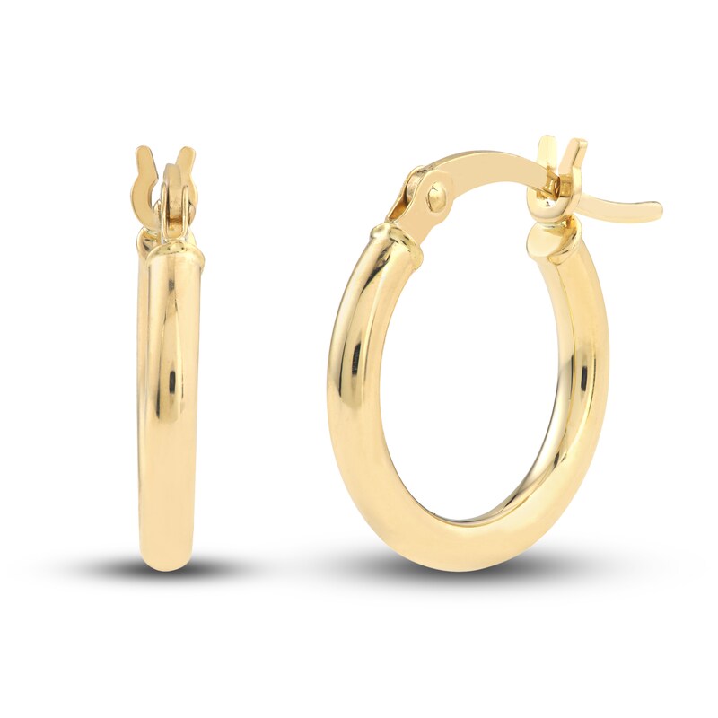 Ball and Hoop Earring Set 14K Yellow Gold