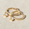 Thumbnail Image 4 of Juliette Maison Natural Emerald Starburst Drop Earrings 10K Yellow Gold