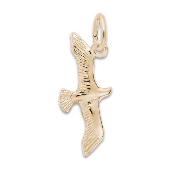 Jared The Galleria Of Jewelry Seagull Bird Charm 14K Yellow Gold