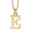 Thumbnail Image 1 of Initial E Necklace 14K Yellow Gold 18"