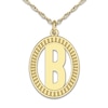 Thumbnail Image 1 of Initial Pendant Necklace 10K Yellow Gold 18"