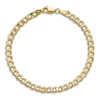 Thumbnail Image 3 of Comfort Curb Anklet 14K Yellow Gold 9"