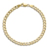 Thumbnail Image 4 of Comfort Curb Anklet 14K Yellow Gold 9"