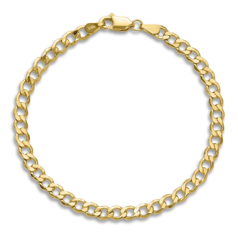 Comfort Curb Anklet 14K Yellow Gold 9"