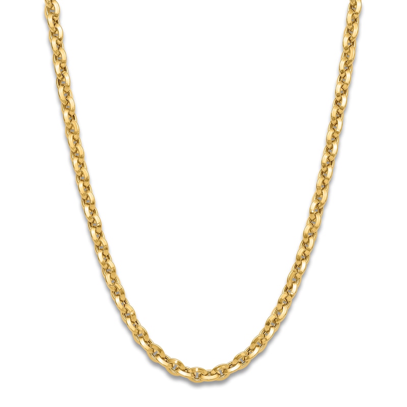 Rolo Chain Necklace 14K Yellow Gold 17.25"