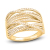 Thumbnail Image 1 of Diamond Ring 1/2 ct tw Round 14K Yellow Gold