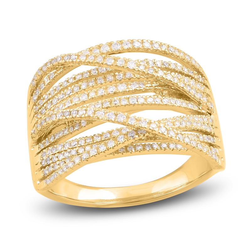 Main Image 1 of Diamond Ring 1/2 ct tw Round 14K Yellow Gold