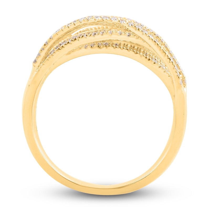 Main Image 2 of Diamond Ring 1/2 ct tw Round 14K Yellow Gold