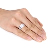 Thumbnail Image 5 of Men's Diamond Ring 1/10 ct tw Round Sterling Silver