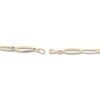 Thumbnail Image 3 of Italia D'Oro Solid Paperclip Necklace 14K Yellow Gold 17"