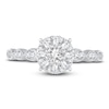 Thumbnail Image 3 of Diamond Engagement Ring 1/2 ct tw Round 14K White Gold
