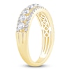 Thumbnail Image 2 of Diamond Multi Row Anniversary Band 1 ct tw Round 14K Yellow Gold