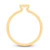 Thumbnail Image 2 of Diamond Engagement Ring 1/3 ct tw Princess 14K Yellow Gold