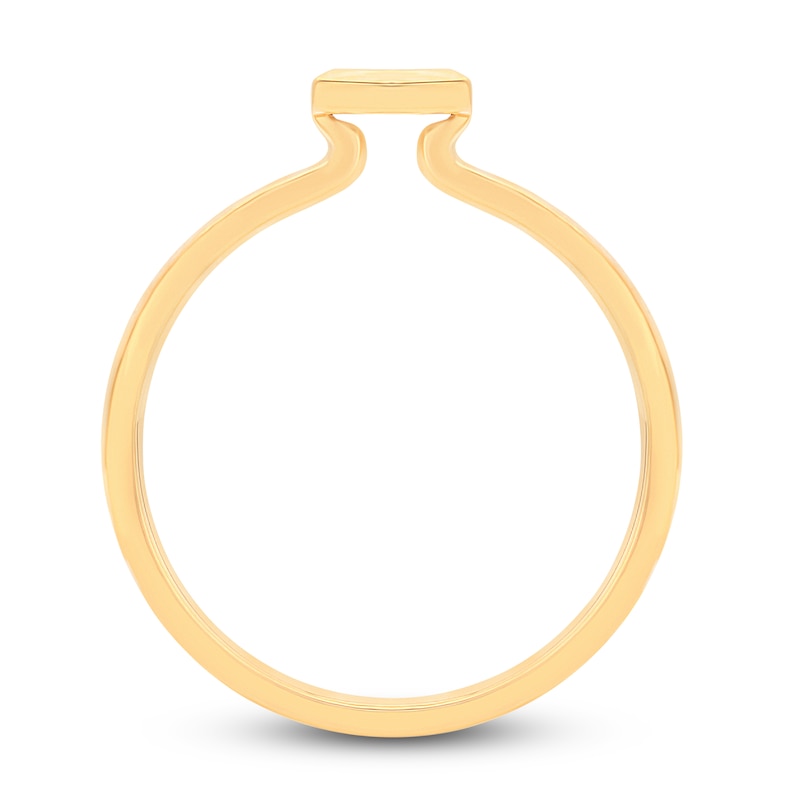 Main Image 3 of Diamond Engagement Ring 1/3 ct tw Princess 14K Yellow Gold