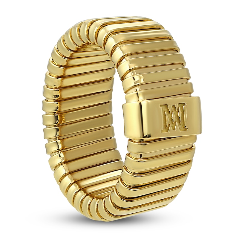Main Image 2 of LUXE by Italia D'Oro Hollow Tubogas Ring 18K Yellow Gold10.0mm