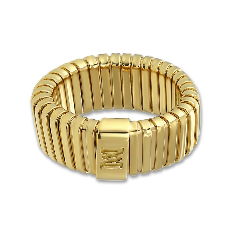 LUXE by Italia D'Oro Hollow Tubogas Ring 18K Yellow Gold10.0mm