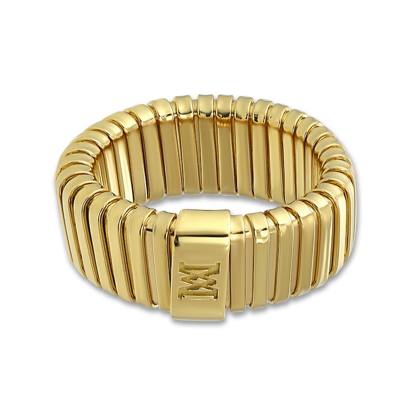 Main Image 3 of LUXE by Italia D'Oro Hollow Tubogas Ring 18K Yellow Gold10.0mm