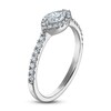 Thumbnail Image 2 of Marquise & Round Diamond Ring 1/2 ct tw 10K White Gold