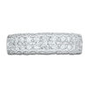 Thumbnail Image 3 of Diamond Multi-Row Anniversary Band 1 ct tw 14K White Gold