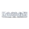 Thumbnail Image 3 of Pnina Tornai Lab-Grown Diamond Heart Anniversary Ring 3/4 ct tw 14K White Gold