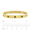 Thumbnail Image 1 of Men's Black Diamond Bangle Bracelet 1 ct tw 10K Yellow Gold