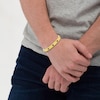 Thumbnail Image 2 of Men's Black Diamond Bangle Bracelet 1 ct tw 10K Yellow Gold