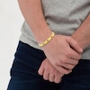Thumbnail Image 3 of Men's Black Diamond Bangle Bracelet 1 ct tw 10K Yellow Gold