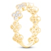 Thumbnail Image 2 of Diamond Clover Fashion Ring 1/2 ct tw 10K Yellow Gold